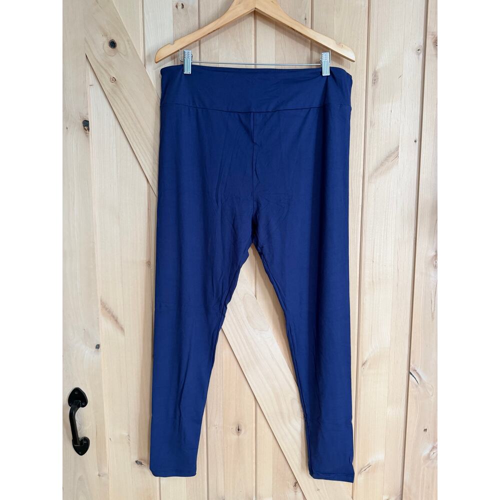 LulaRoe | NWT Solid Blue Leggings | Size TC (14-24)